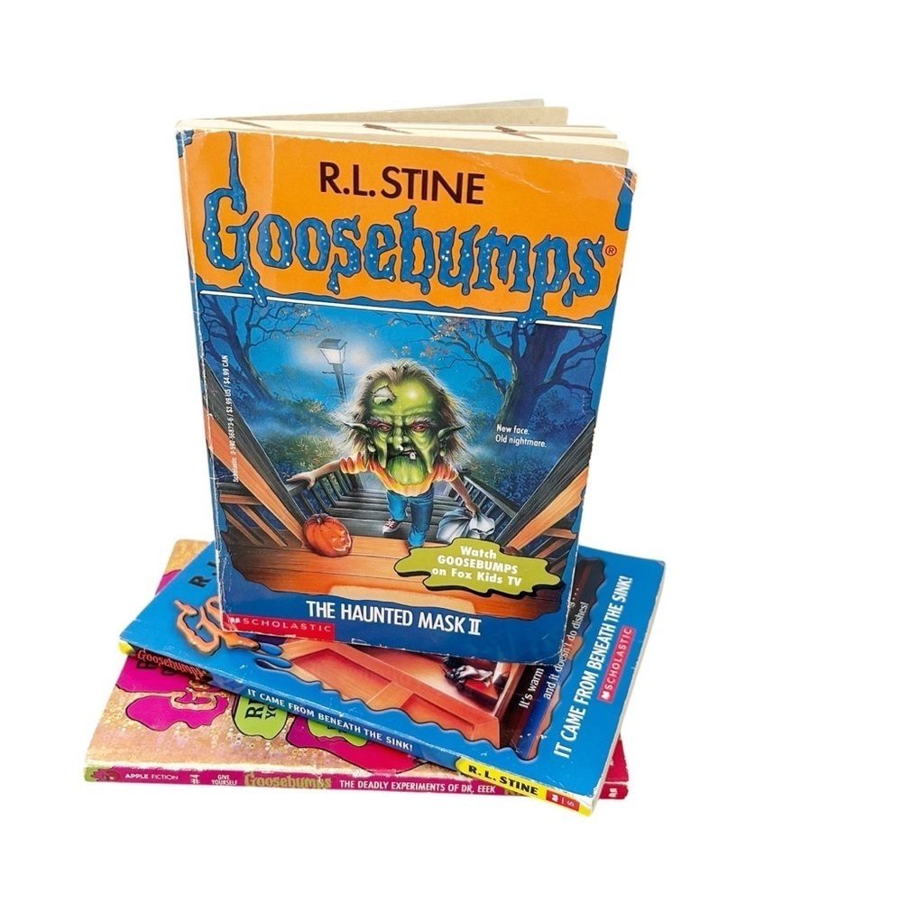 R.L. Stine Books The Haunted Mask It Came From Beneath The Sink Scholastic